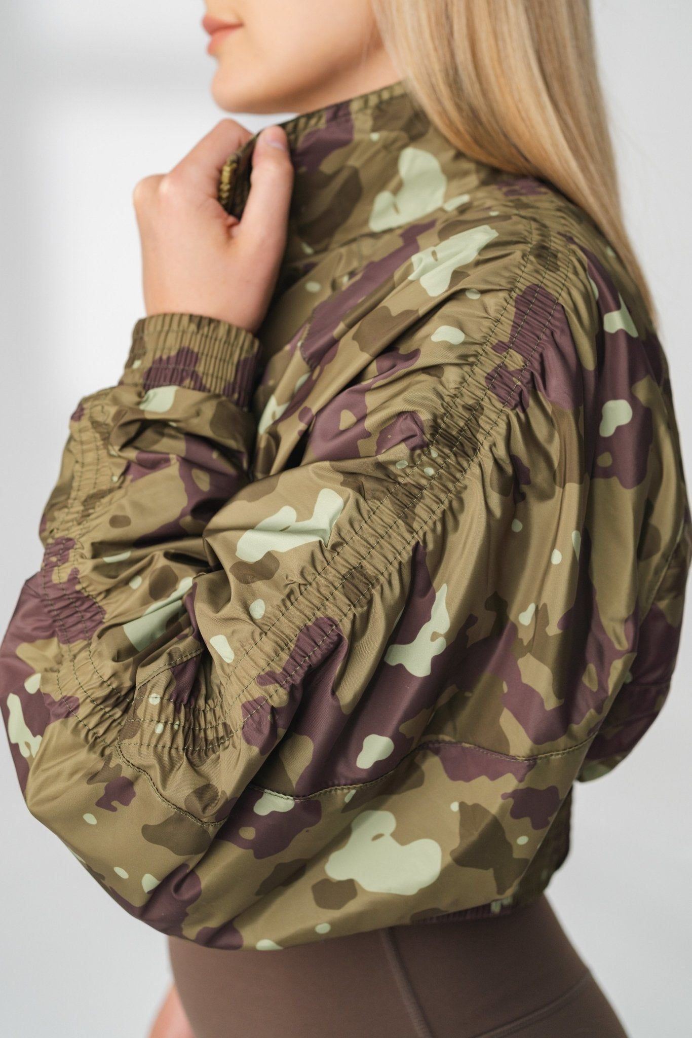 The Ethos Jacket - Woodland - Revitalized sold by Balance Athletica product image thumbnail 5