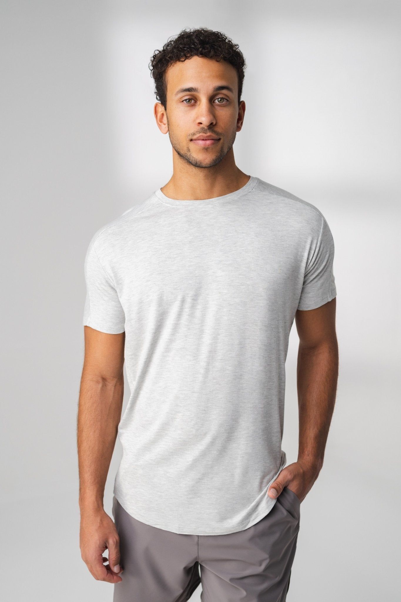 The Vital Tee - Gravity Heather - Revitalized sold by Balance Athletica product image thumbnail 5