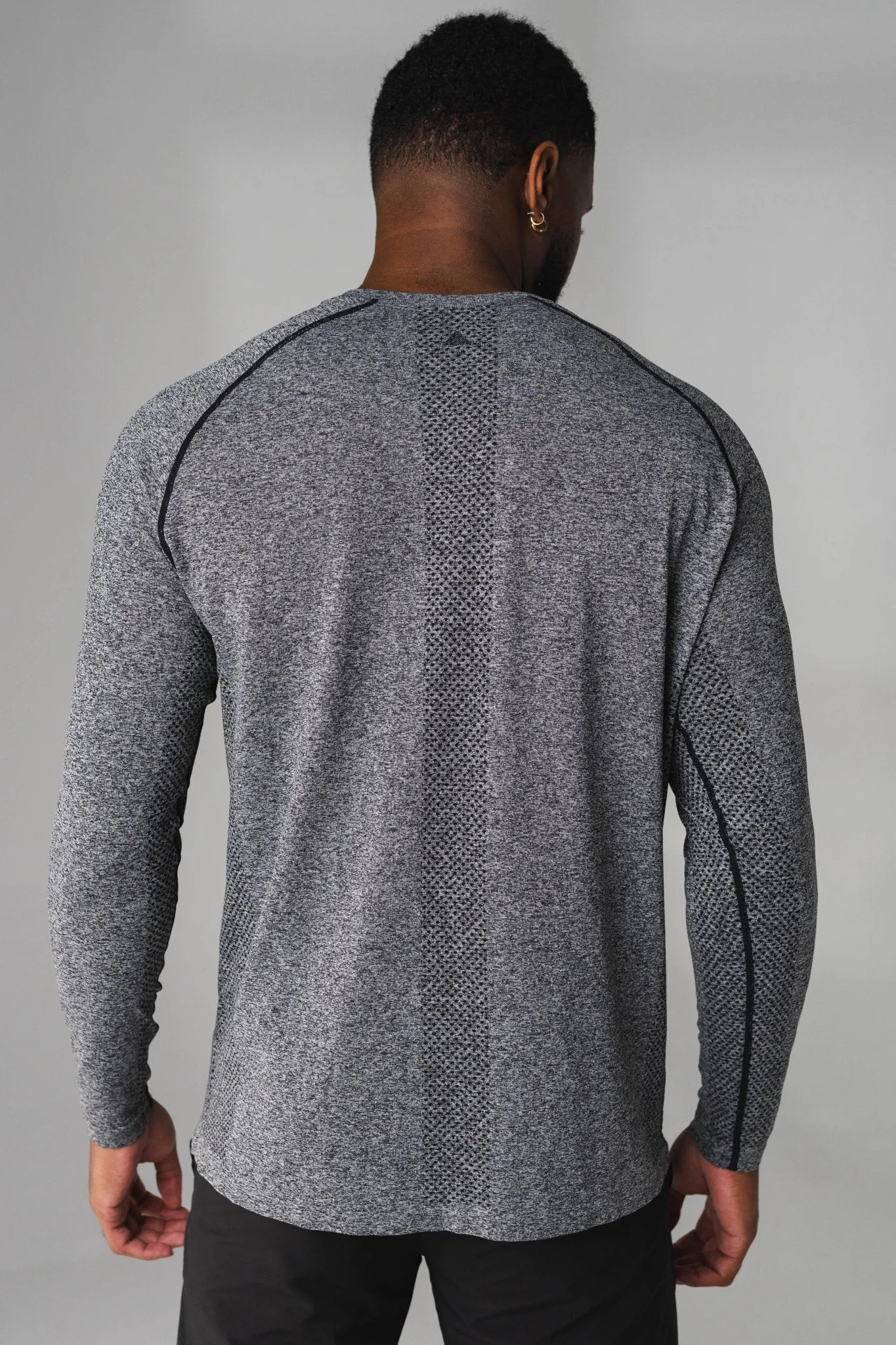 Vitality Kinetic® Long Sleeve Tee - Midnight Marl sold by Balance Athletica product image thumbnail 4