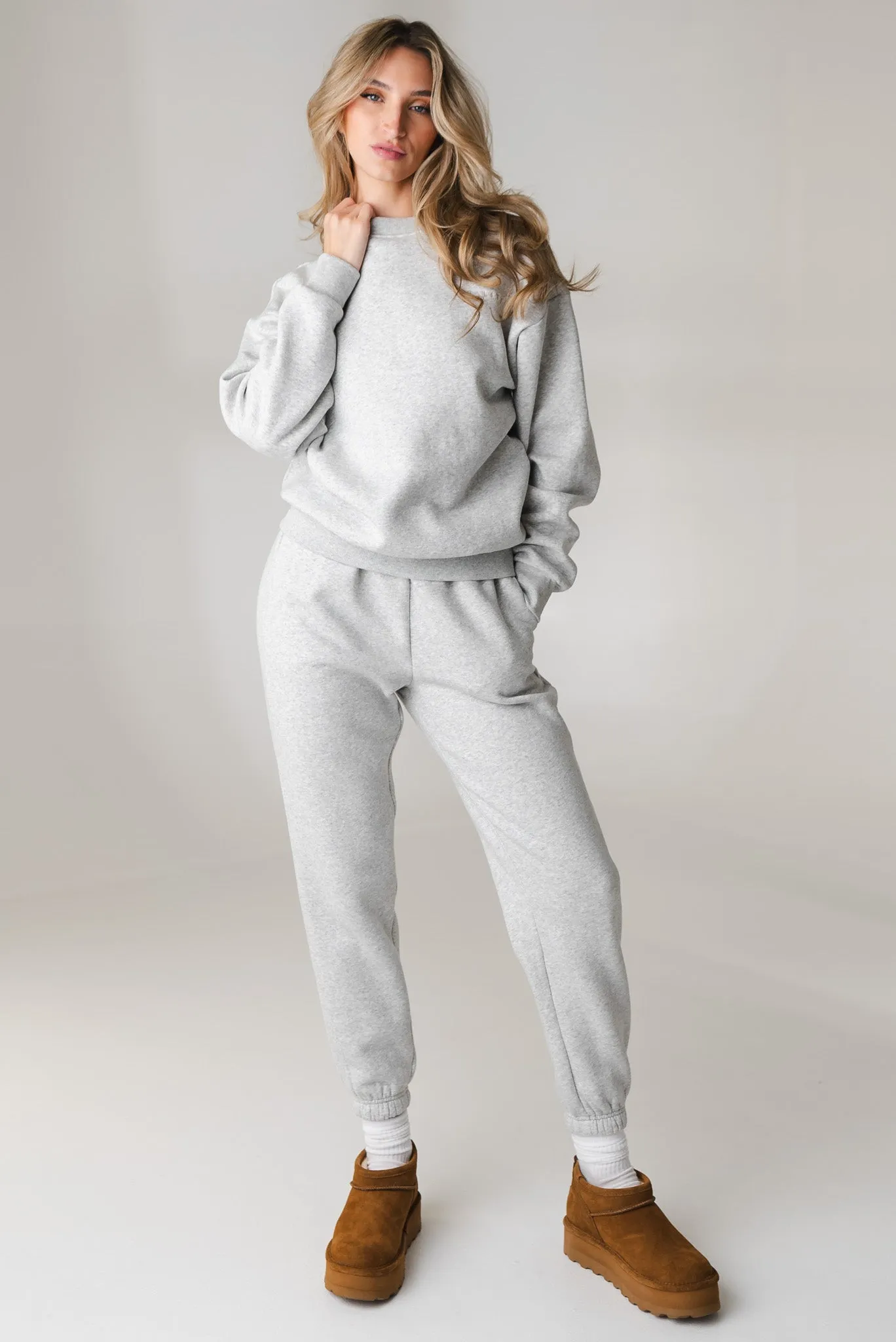 Vitality Cozy® Uni Crew - Stone Marl sold by Balance Athletica product image thumbnail 5