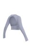 Synergy Open Back Long Sleeve - Sky - Revitalized sold by Balance Athletica
