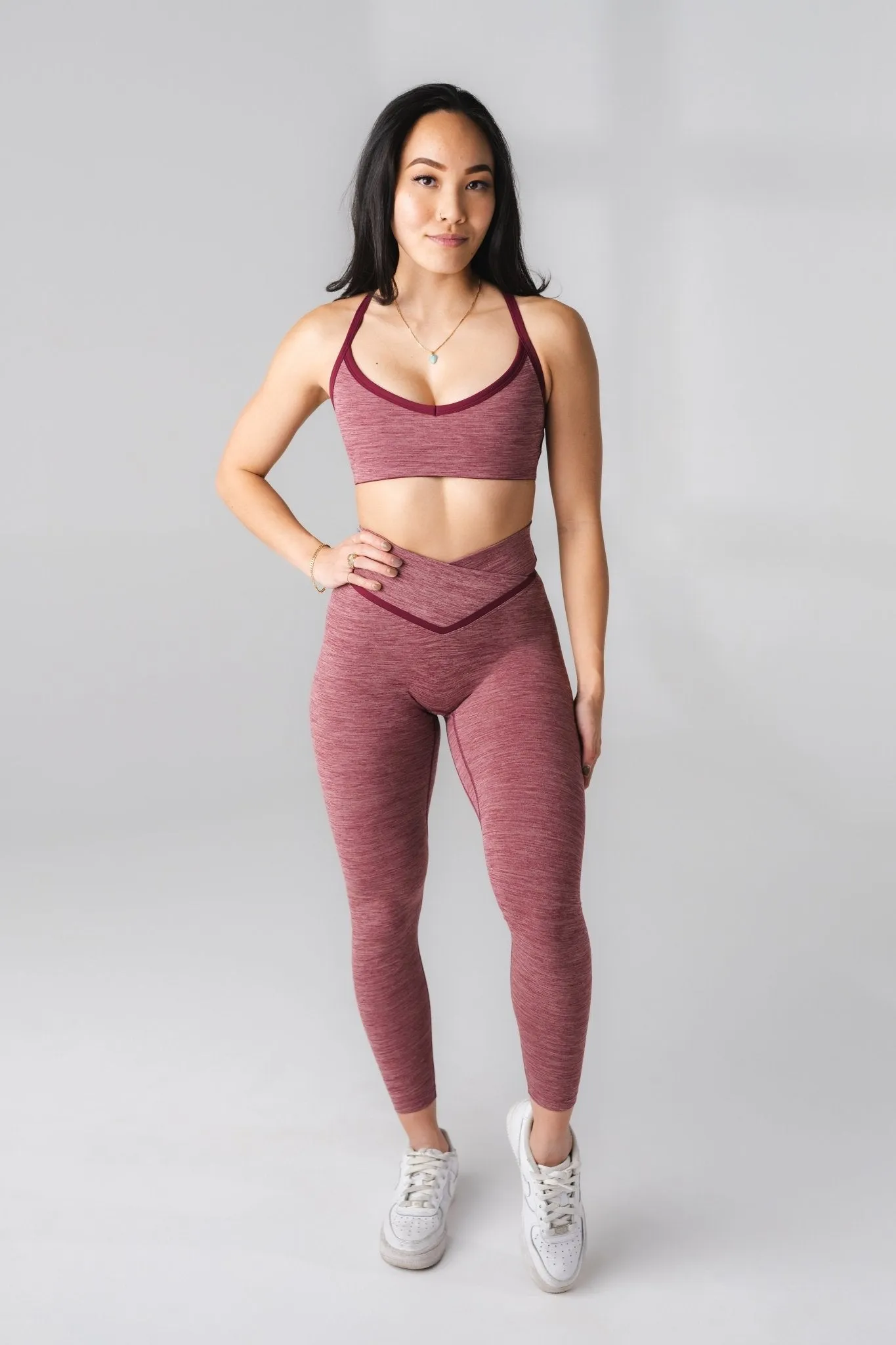 Vitality Daydream® V Pant - Blackberry Rose sold by Balance Athletica product image thumbnail 4