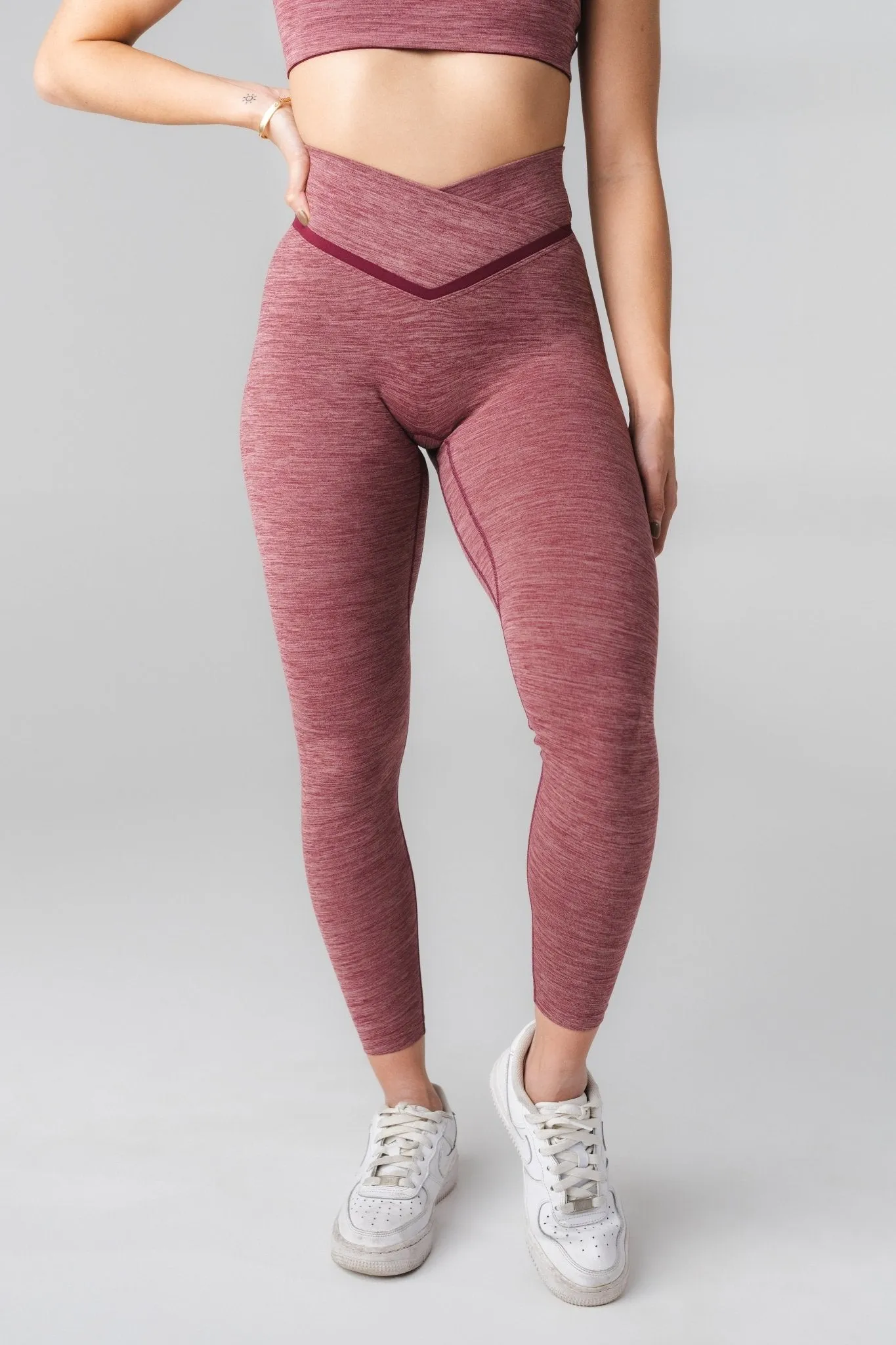 Vitality Daydream® V Pant - Blackberry Rose sold by Balance Athletica