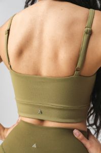 The Ignite Bra+ - Olive - Revitalized sold by Balance Athletica