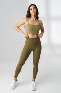 The Ignite Bra+ - Olive - Revitalized sold by Balance Athletica