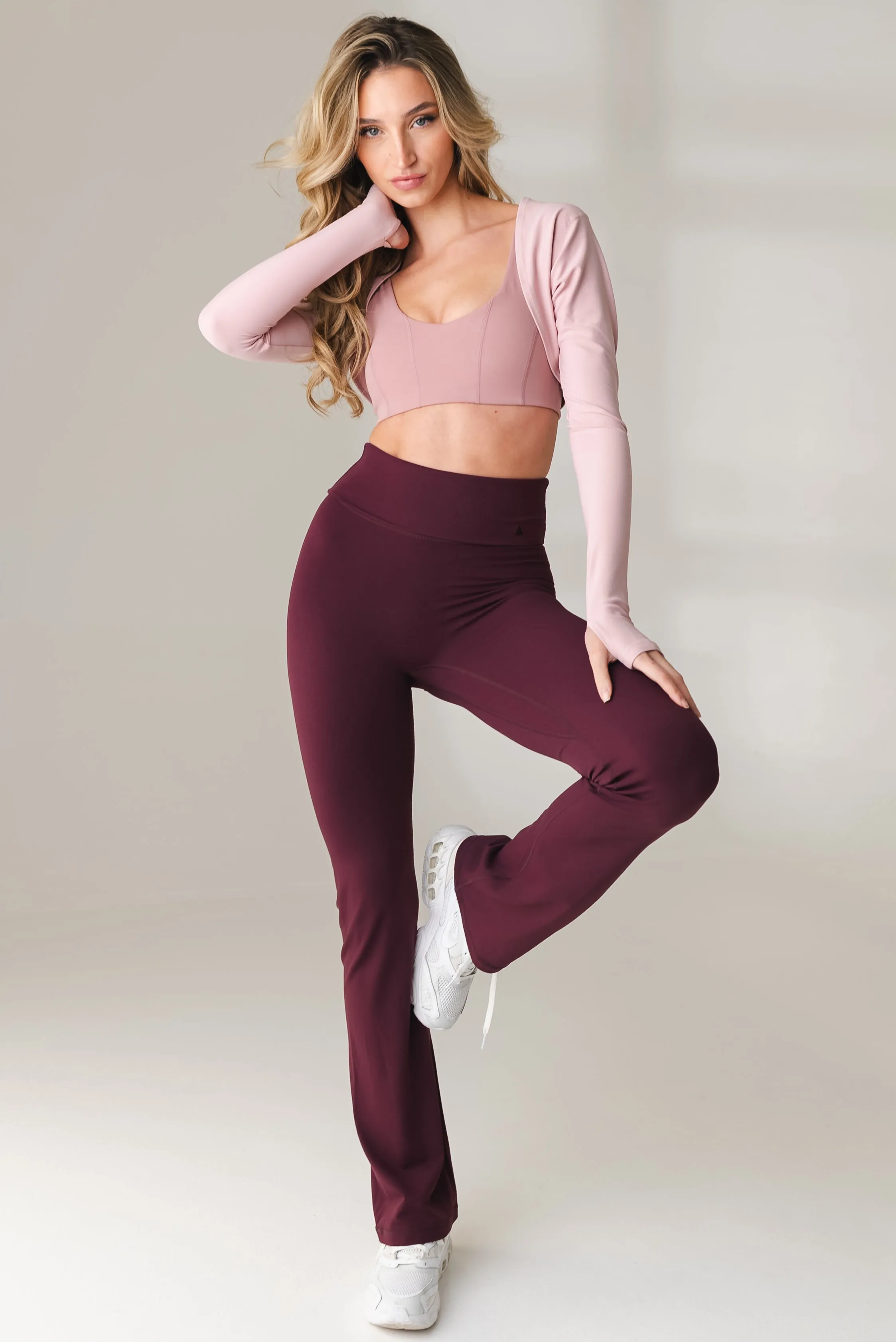Cloud II™ Foldover Trouser - Wine sold by Balance Athletica product image thumbnail 4