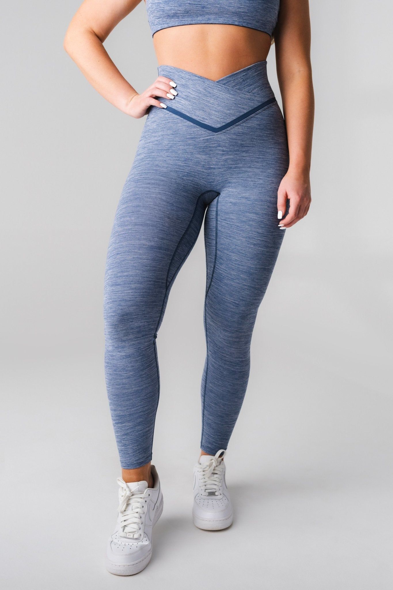 Vitality Daydream V Pant - Navy Sky - Revitalized sold by Balance Athletica
