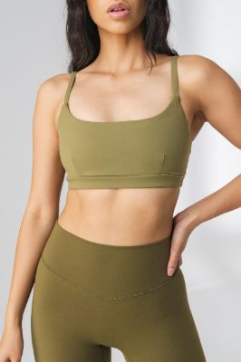 The Ignite Bra - Olive - Revitalized sold by Balance Athletica