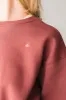Vitality Cozy® Crop Crew - Rosewood sold by Balance Athletica
