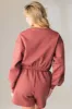 Vitality Cozy® Crop Crew - Rosewood sold by Balance Athletica