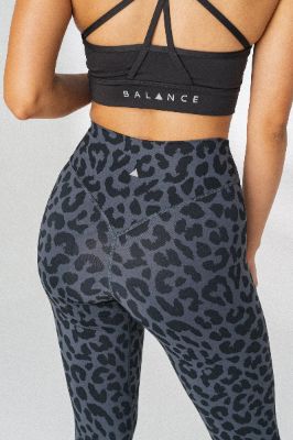 The Vitality Ascend Pant - King Cheetah Midnight  - Revitalized sold by Balance Athletica