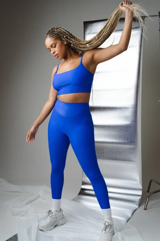 The Liquid Metal Pant - Cobalt - Revitalized sold by Balance Athletica