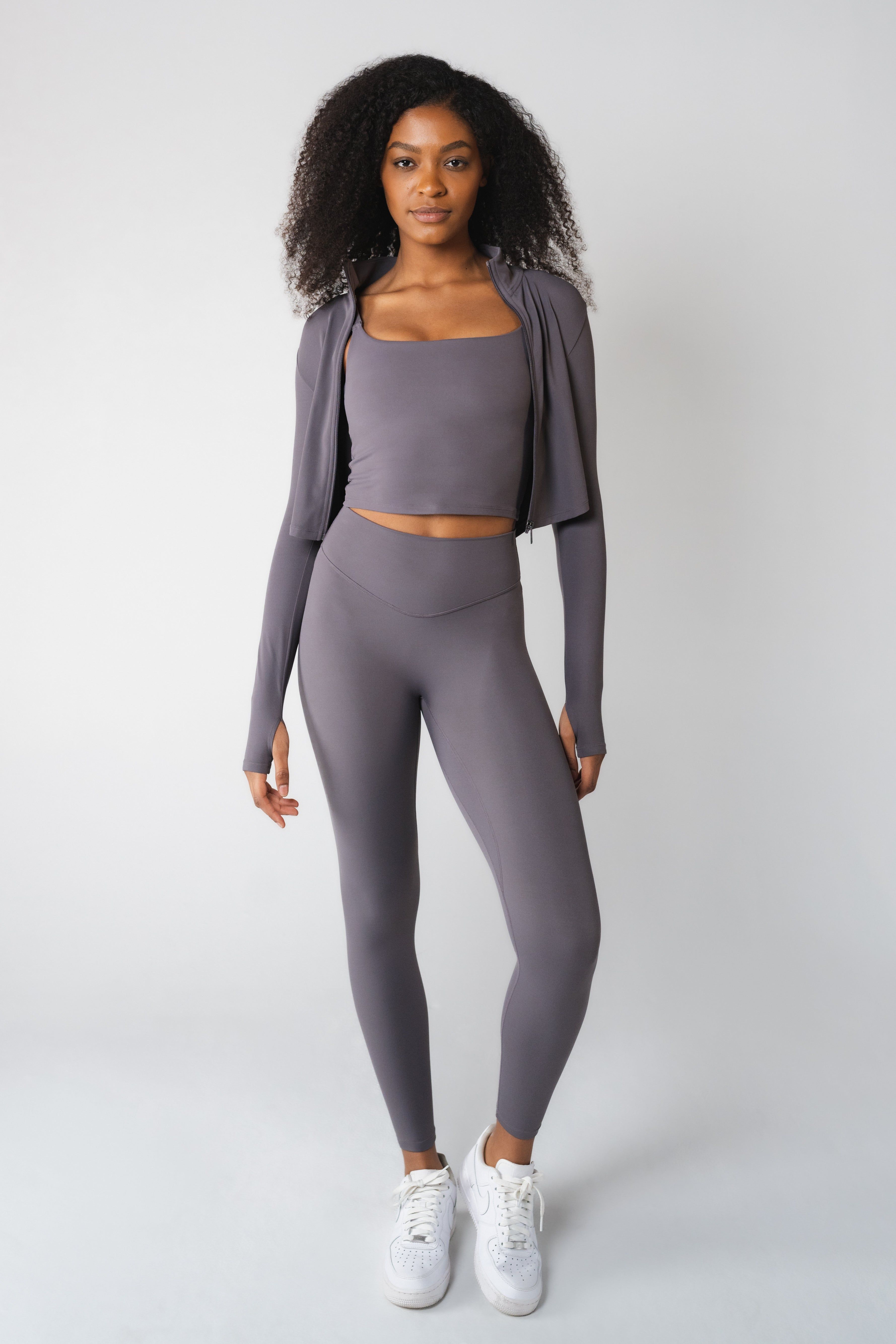 Cloud II™ Jacket - Concrete sold by Balance Athletica product image thumbnail 4