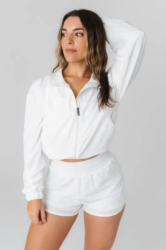 Vitality Breeze Windbreaker - Snow sold by Balance Athletica