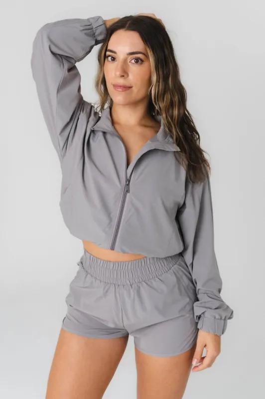 Vitality Breeze Windbreaker - Slate sold by Balance Athletica
