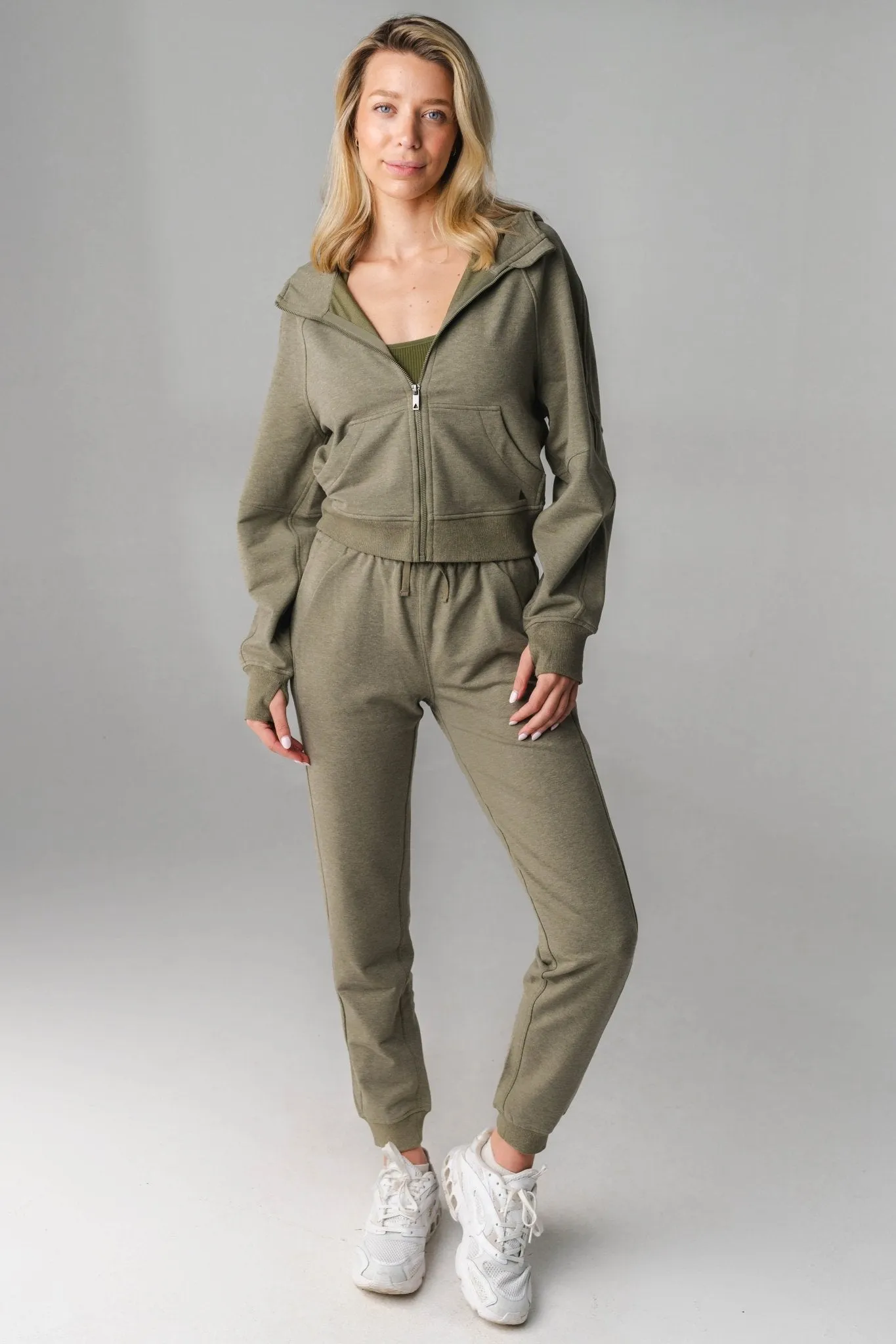 Vitality Studio® Women's Jogger - Matcha Marl sold by Balance Athletica product image thumbnail 3