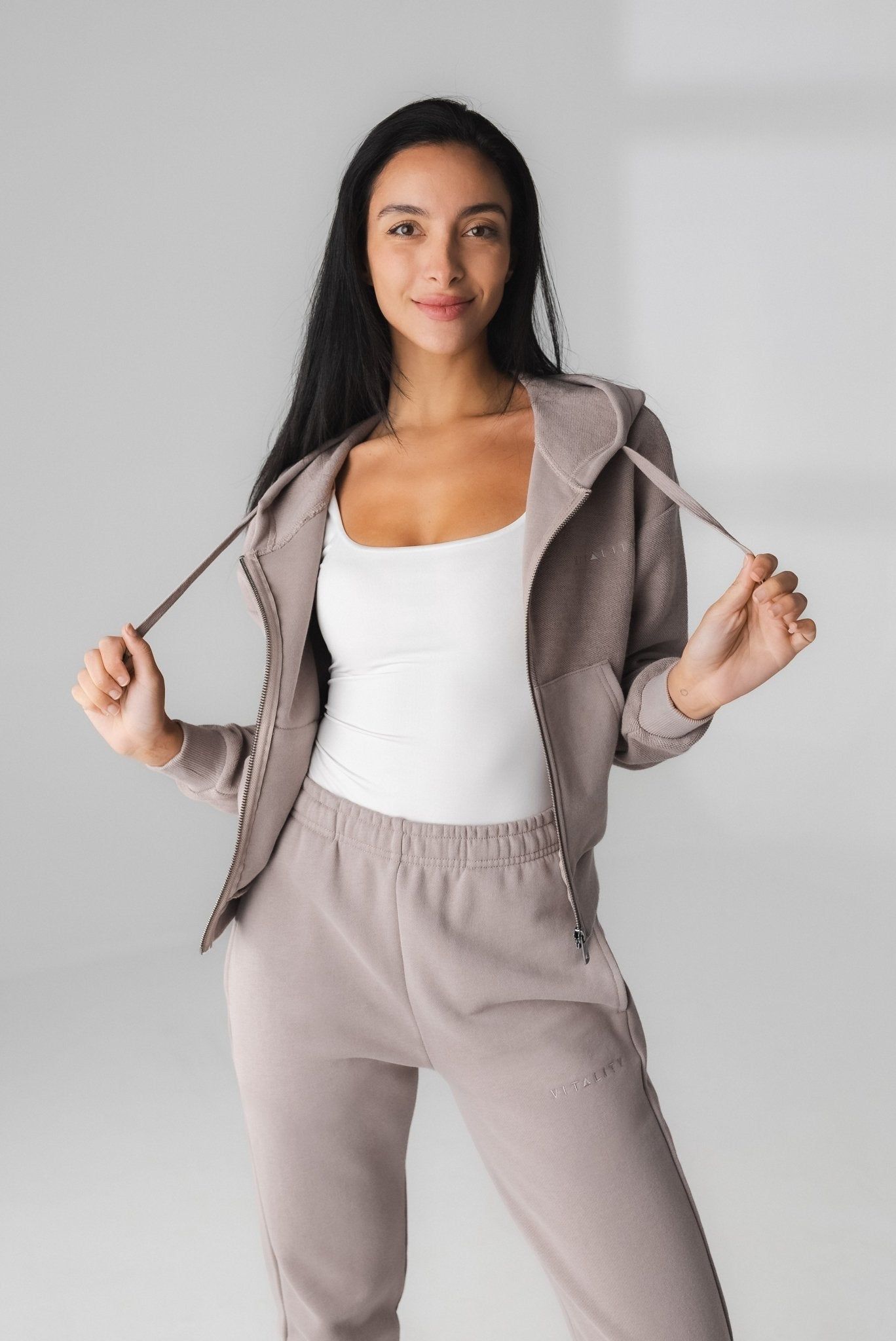 Cozy Zip - Champagne - Revitalized sold by Balance Athletica