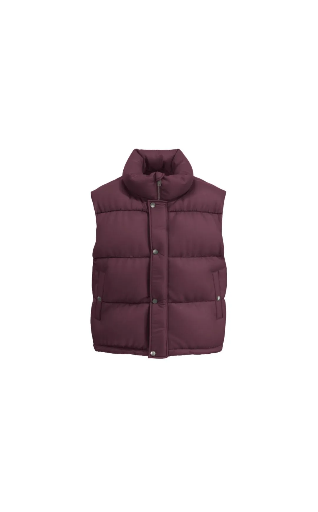 Vitality Puffer Vest - Wine sold by Balance Athletica product image thumbnail 2