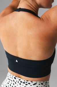 Vitality Ascend II Halter Bra - Midnight  - Revitalized sold by Balance Athletica