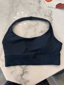 Vitality Ascend II Halter Bra - Midnight  - Revitalized sold by Balance Athletica