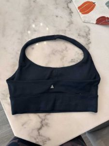 Vitality Ascend II Halter Bra - Midnight  - Revitalized sold by Balance Athletica