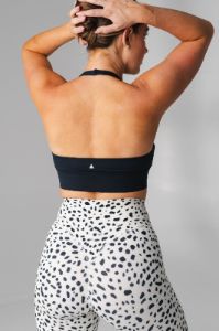 Vitality Ascend II Halter Bra - Midnight  - Revitalized sold by Balance Athletica