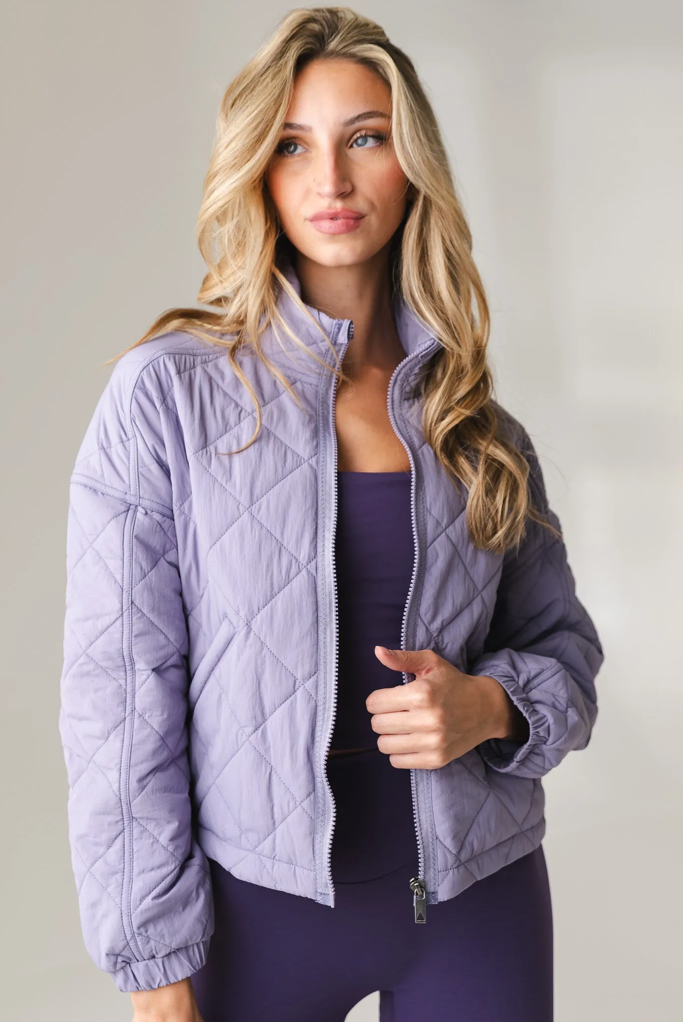 Vitality Puffer Jacket - Ashberry sold by Balance Athletica