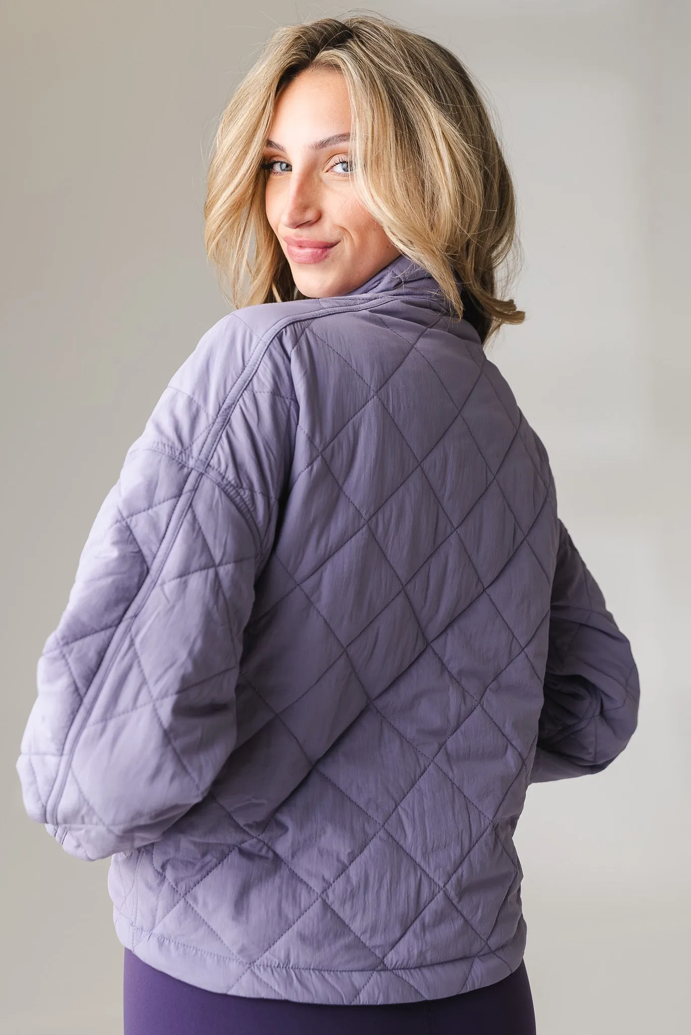 Vitality Puffer Jacket - Ashberry sold by Balance Athletica product image thumbnail 4