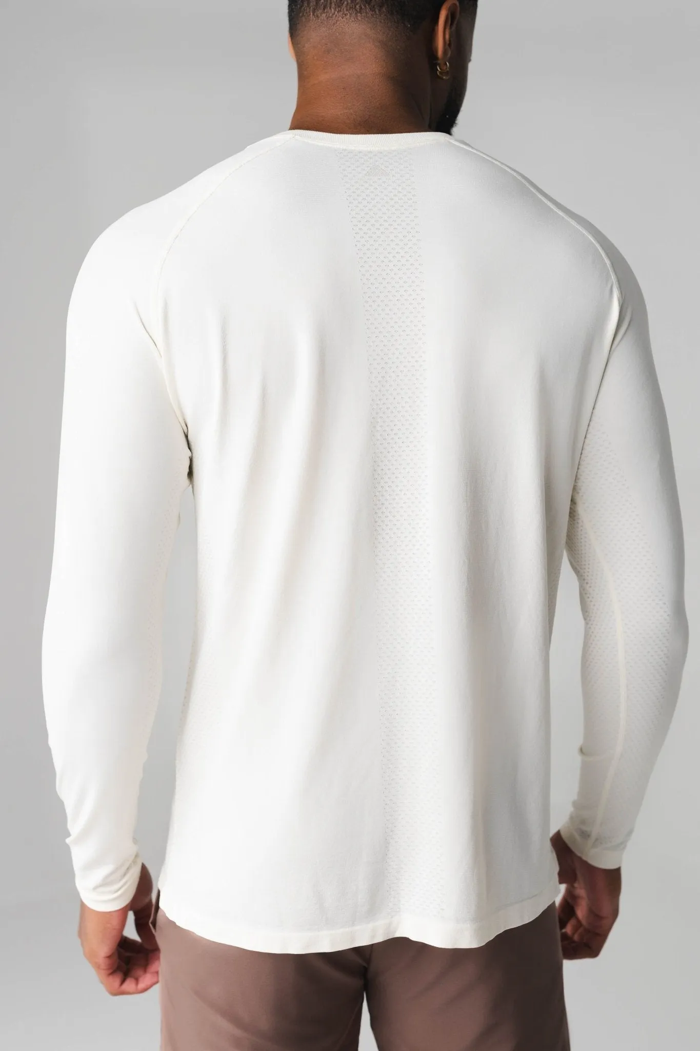Vitality Kinetic® Long Sleeve Tee - Oat Marl sold by Balance Athletica product image thumbnail 4