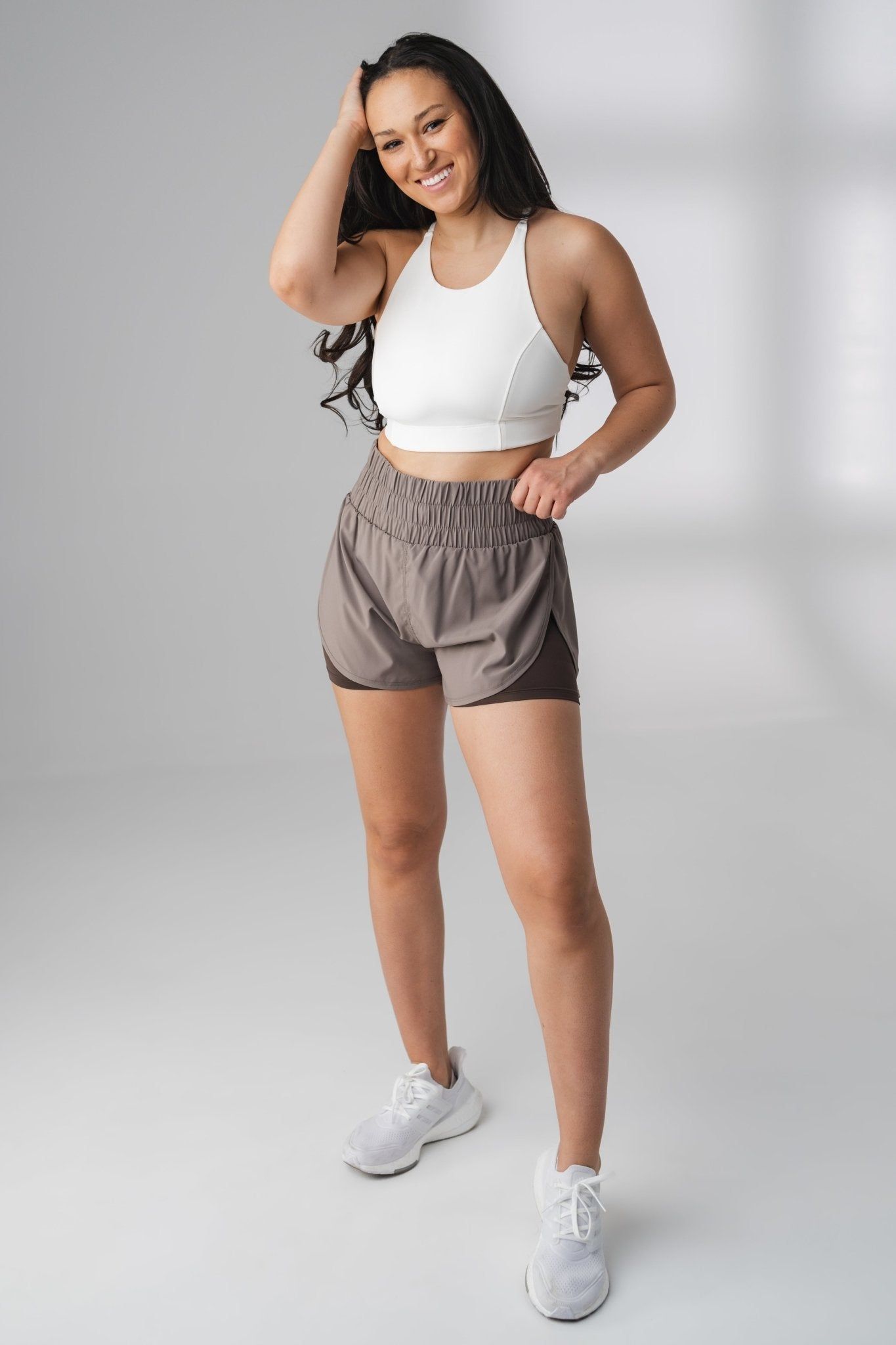 The Vista Short - Slate - Logo V2 - Revitalized sold by Balance Athletica product image thumbnail 3
