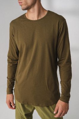 The Prospect Long Sleeve Tee - Willow  - Revitalized made by Balance Athletica