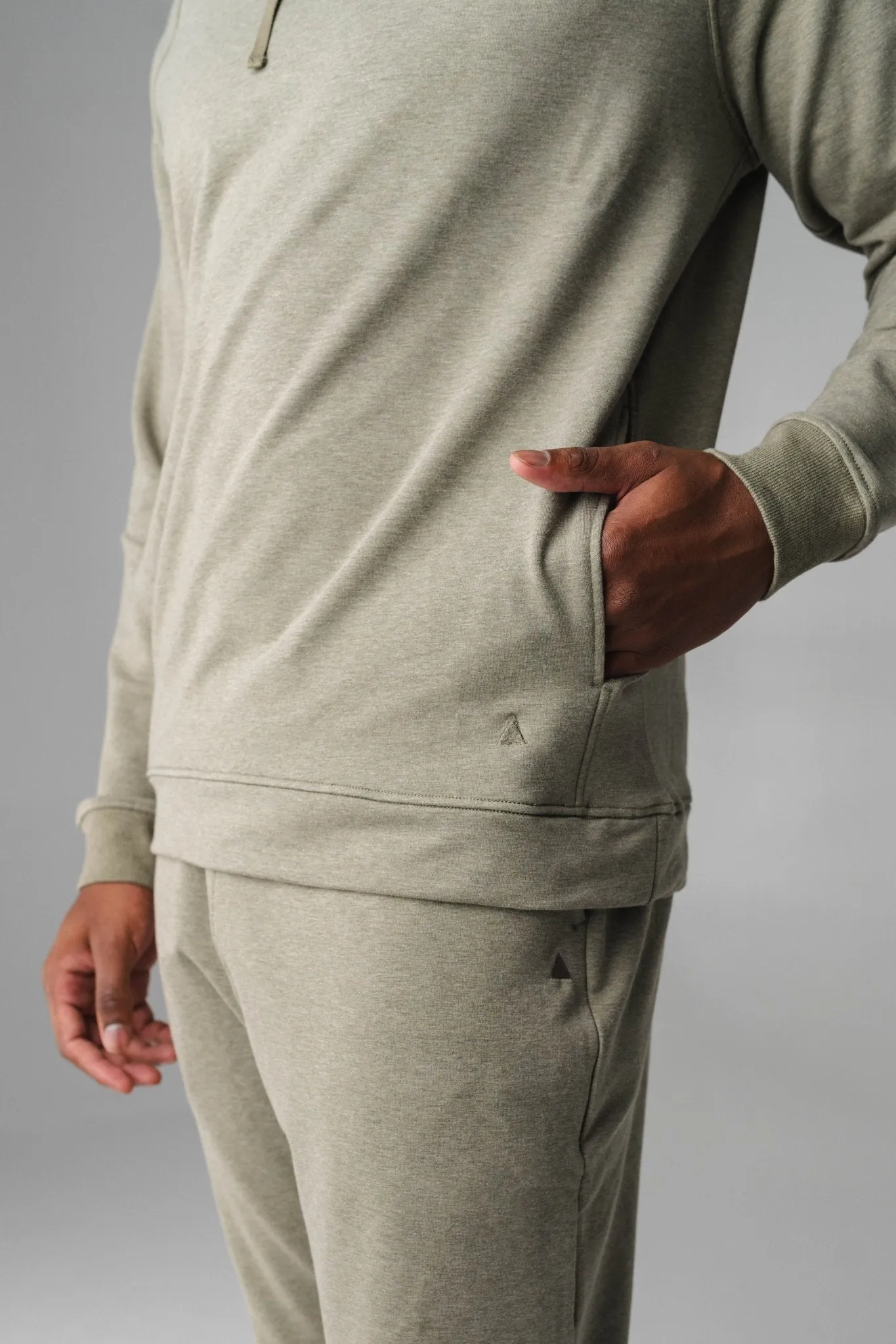 Vitality Studio® Uni Hoodie - Matcha Marl sold by Balance Athletica product image thumbnail 4