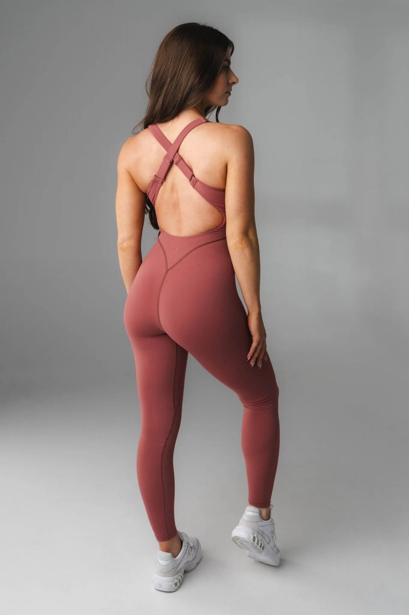 Cloud II™ X Jumpsuit - Rosewood Contrast sold by Balance Athletica product image thumbnail 3