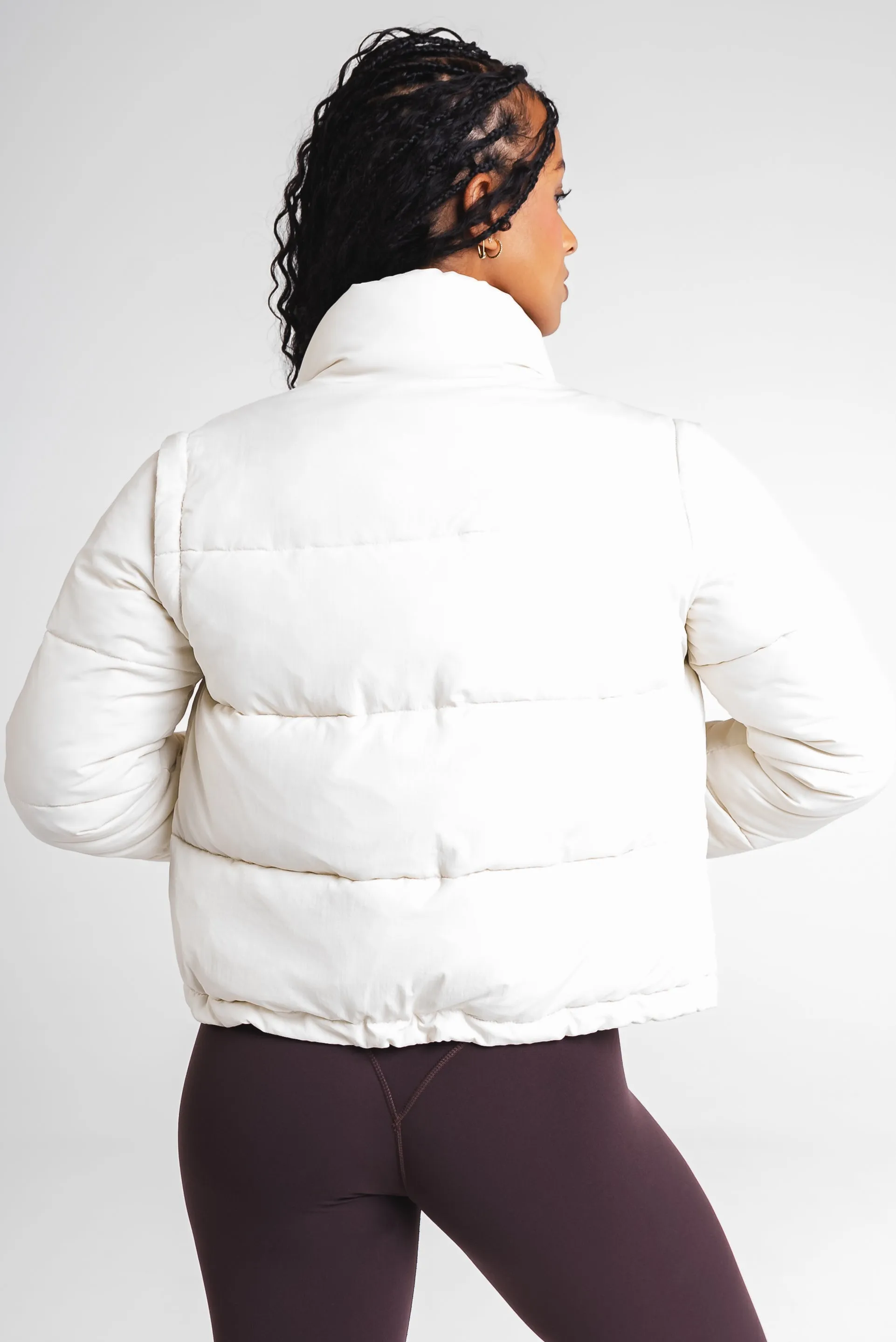 Vitality Convertible Puffer - Oat sold by Balance Athletica product image thumbnail 5