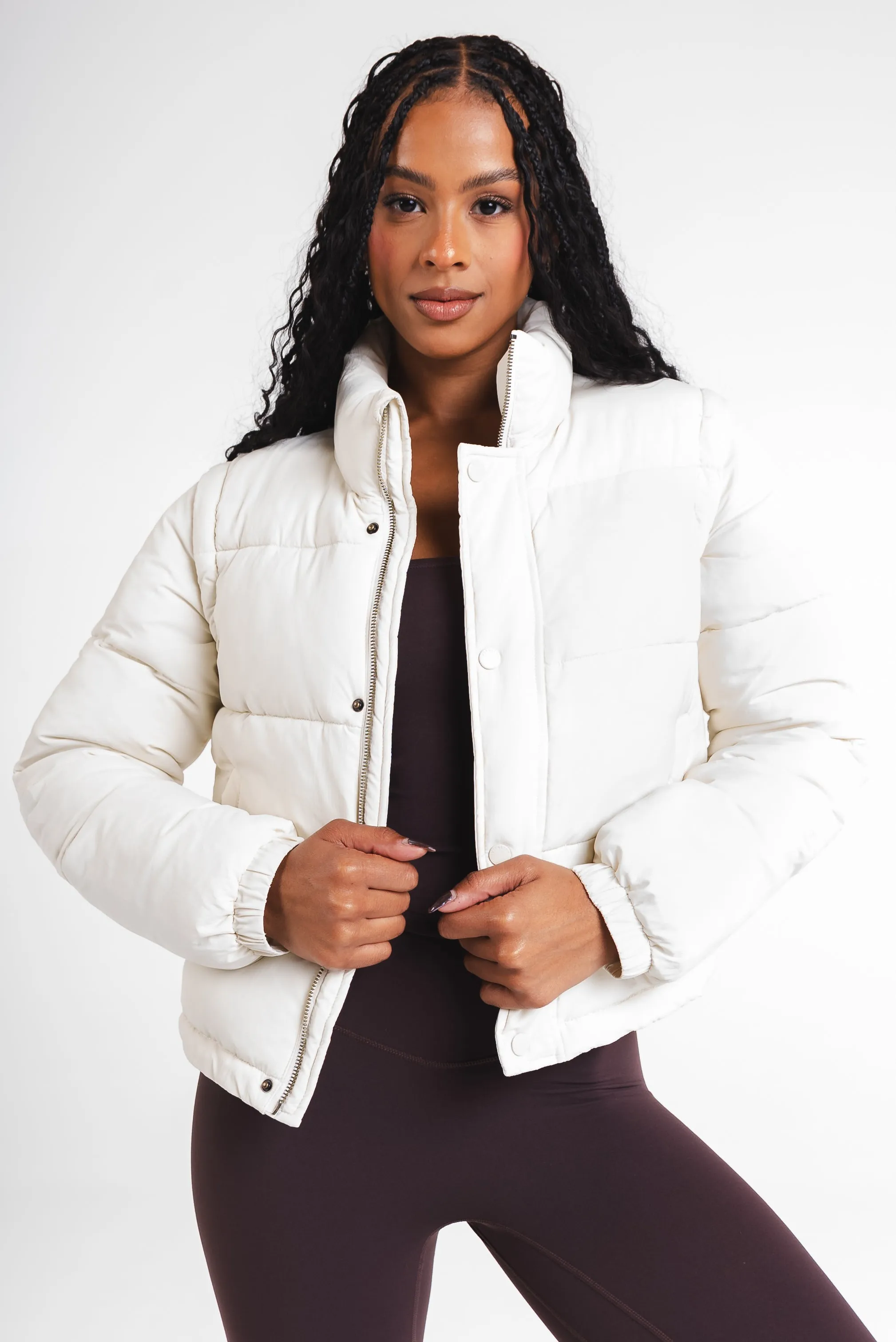 Vitality Convertible Puffer - Oat sold by Balance Athletica