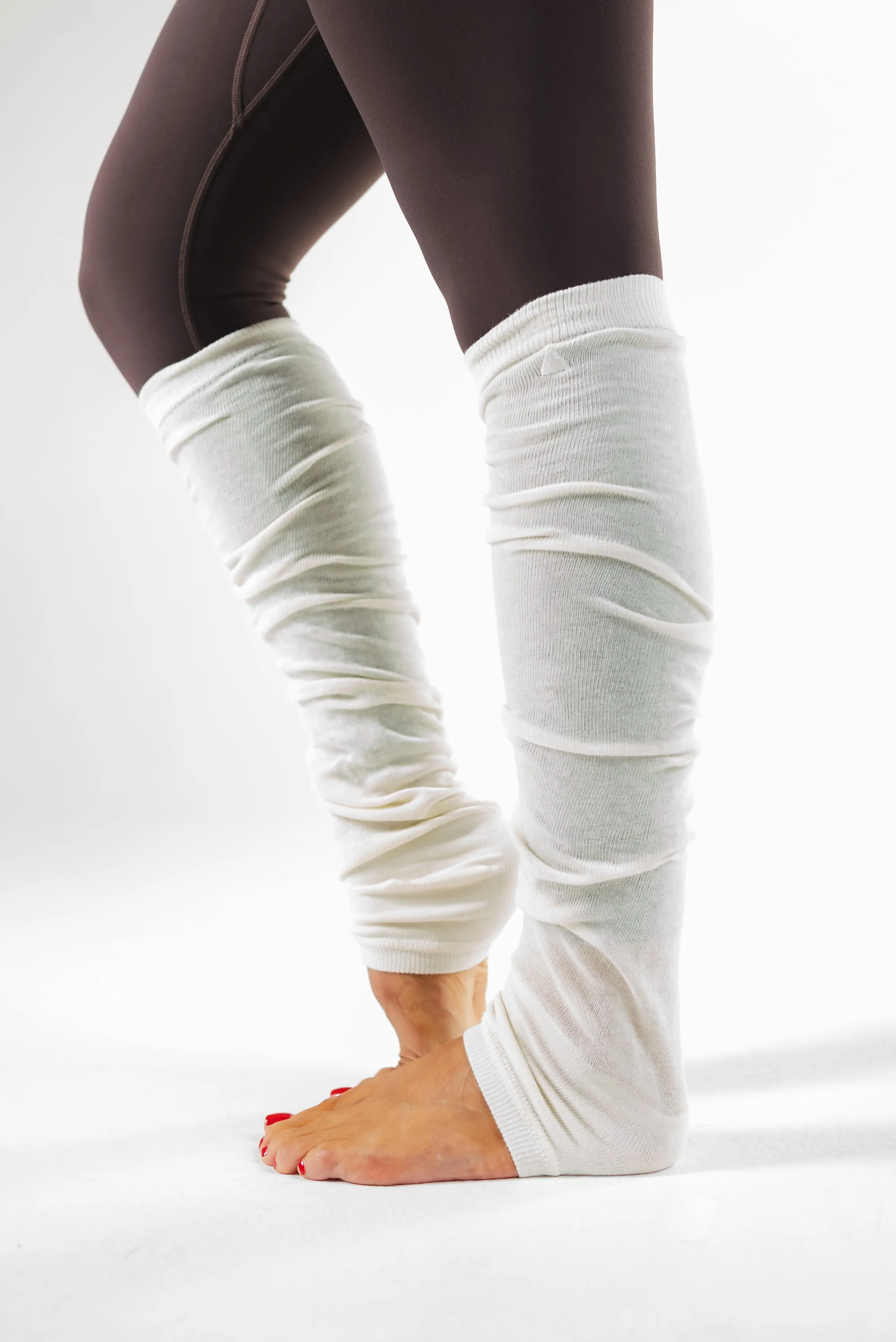 Sporty Leg Warmers - Oat sold by Balance Athletica product image thumbnail 2