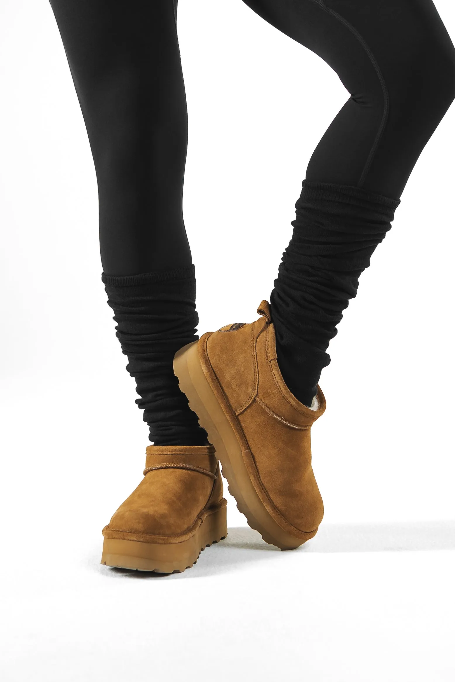 Sporty Leg Warmers - Midnight sold by Balance Athletica product image thumbnail 4