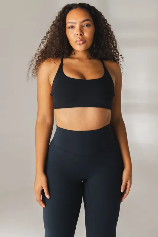 Cloud II™ Strappy Bra V1 Fit - Midnight sold by Balance Athletica