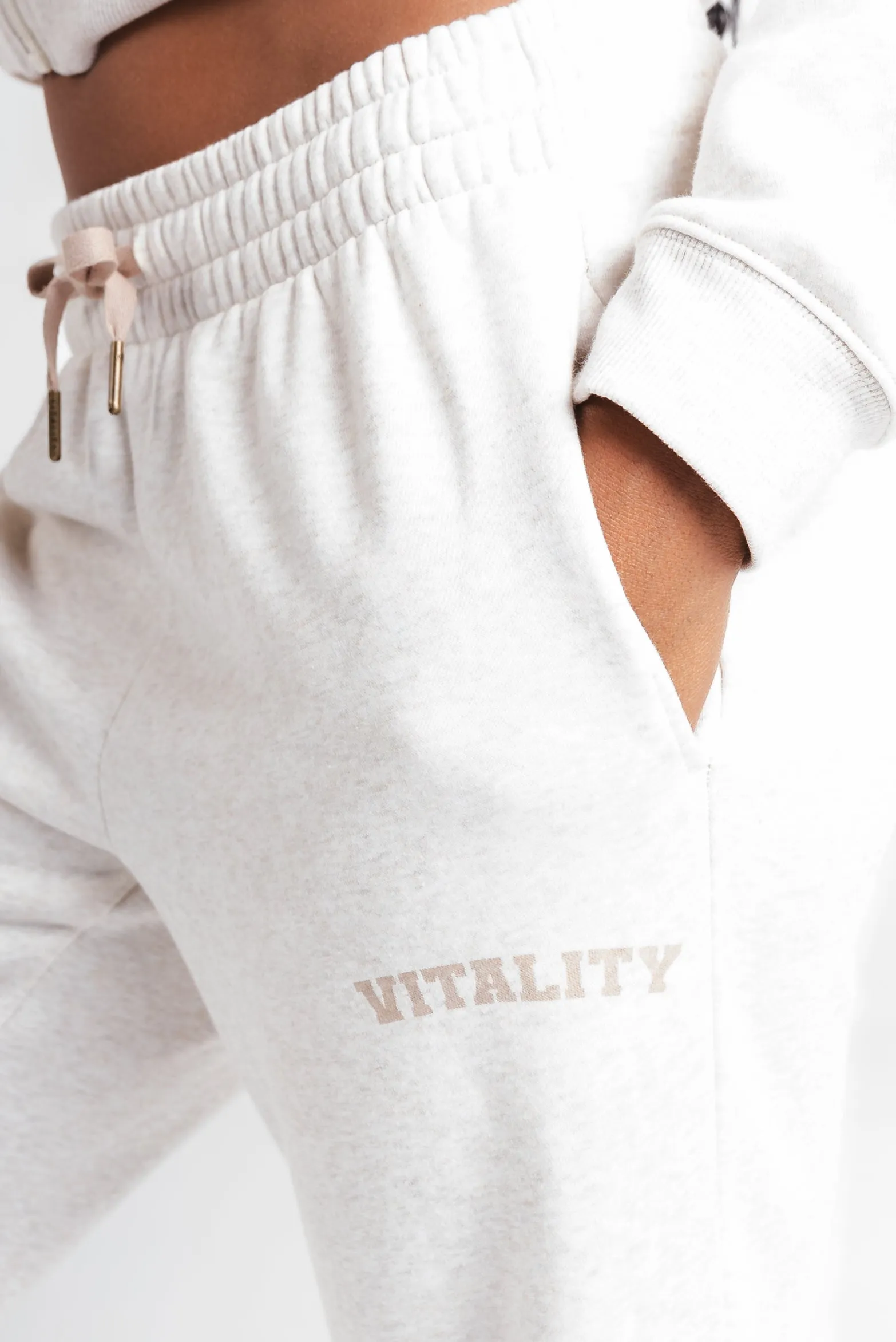 Vitality Cozy® Uni Jogger - Oat Marl sold by Balance Athletica product image thumbnail 4