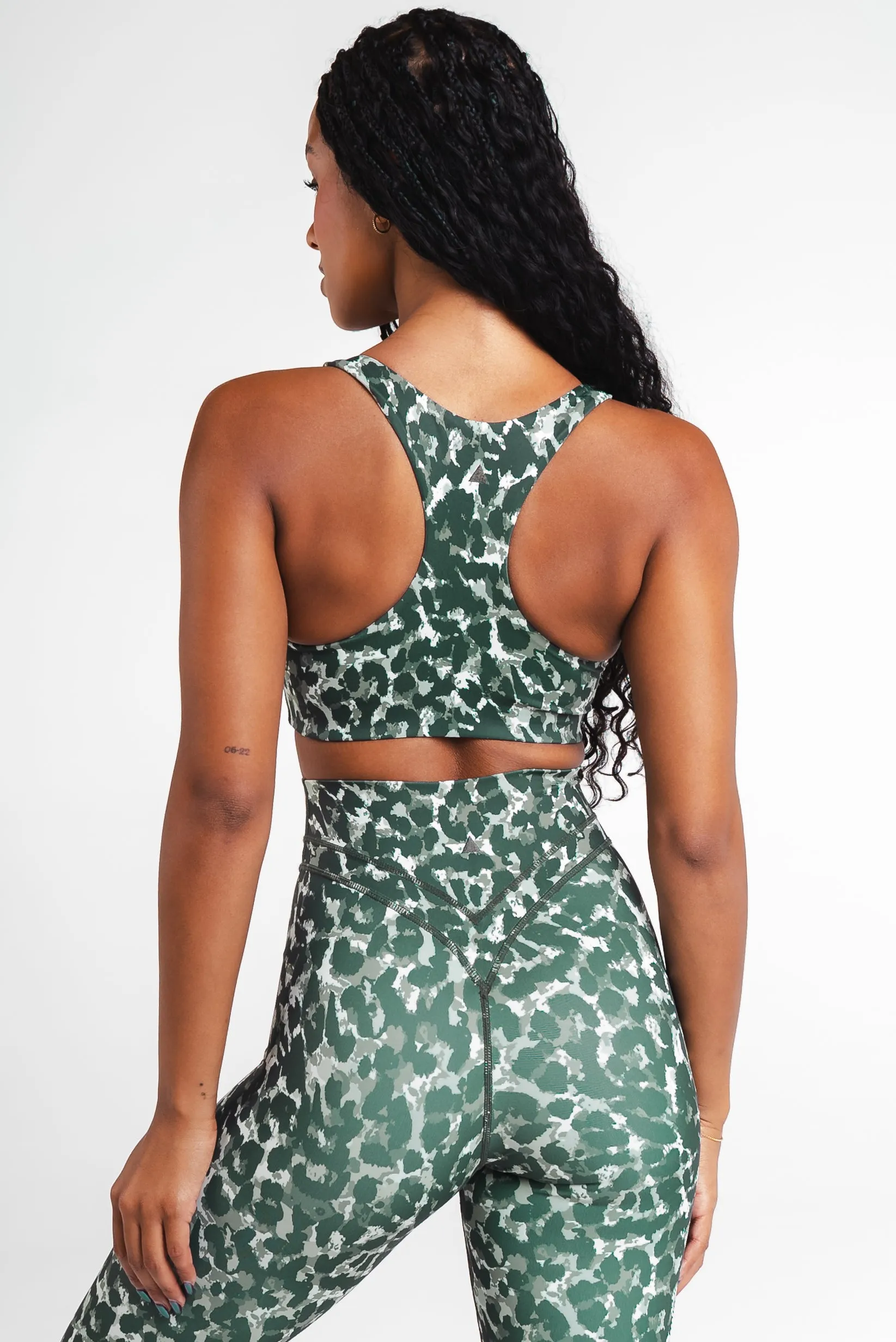 Vitality Pulse® Core Bra+ - Olive Feline sold by Balance Athletica product image thumbnail 3