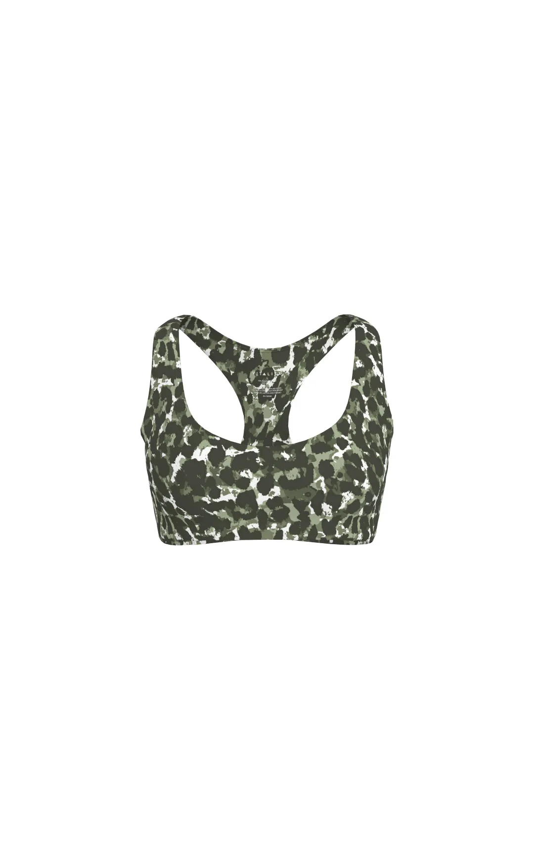 Vitality Pulse® Core Bra - Olive Feline sold by Balance Athletica product image thumbnail 2