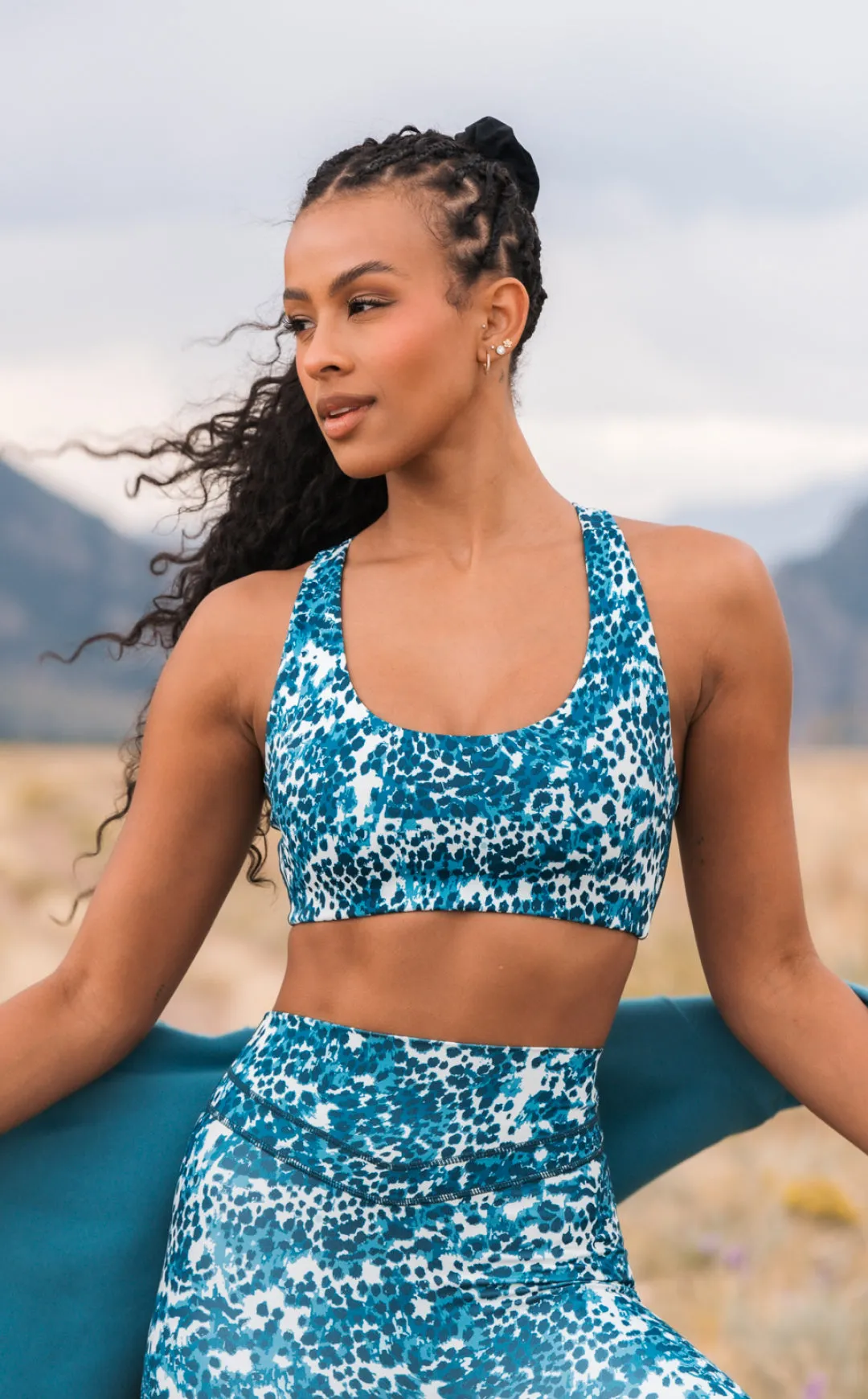Vitality Pulse® Core Bra - Marine Feline sold by Balance Athletica