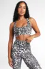 Vitality Pulse® Core Bra - Espresso Feline sold by Balance Athletica
