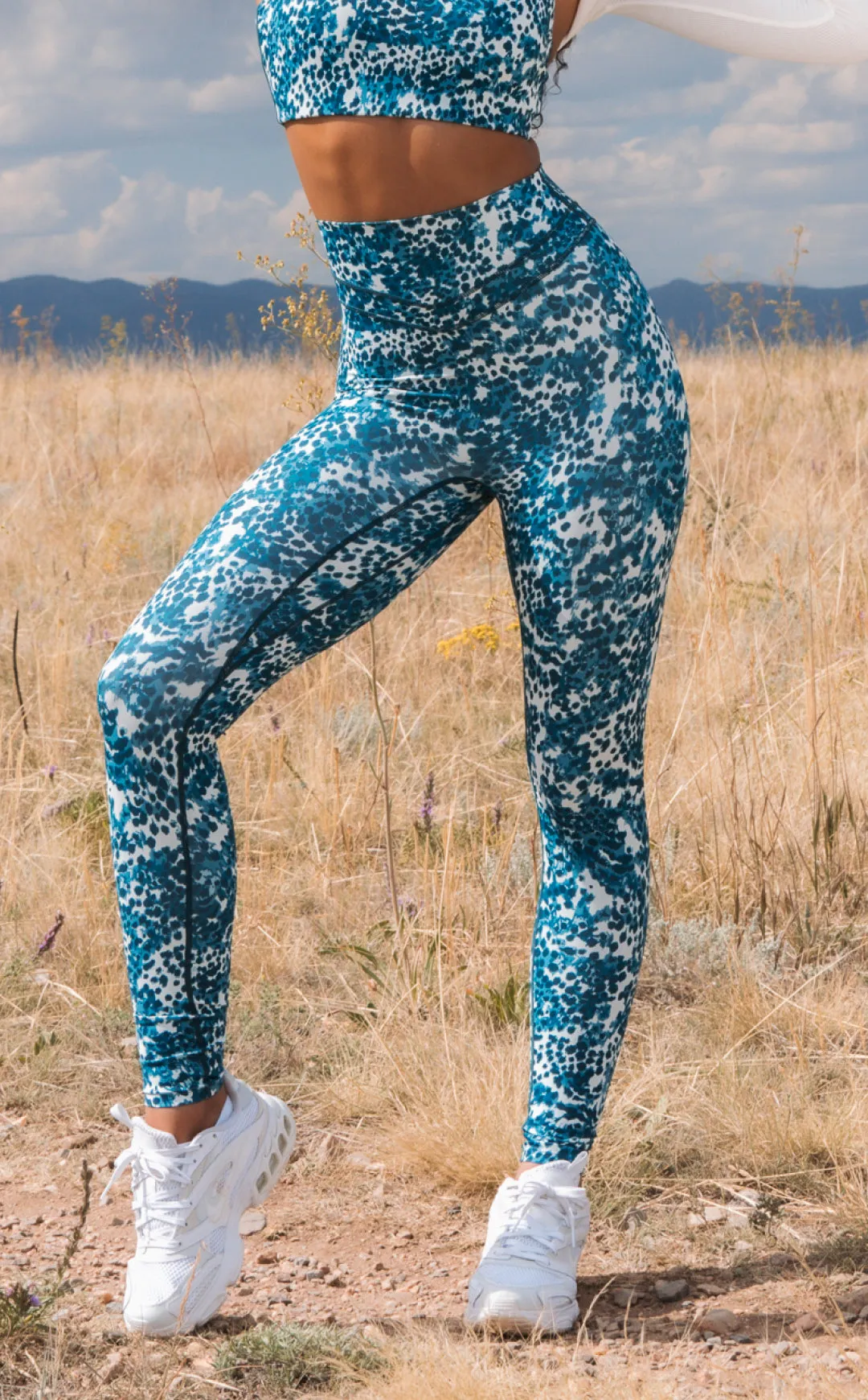 Vitality Pulse® Pant - Marine Feline sold by Balance Athletica