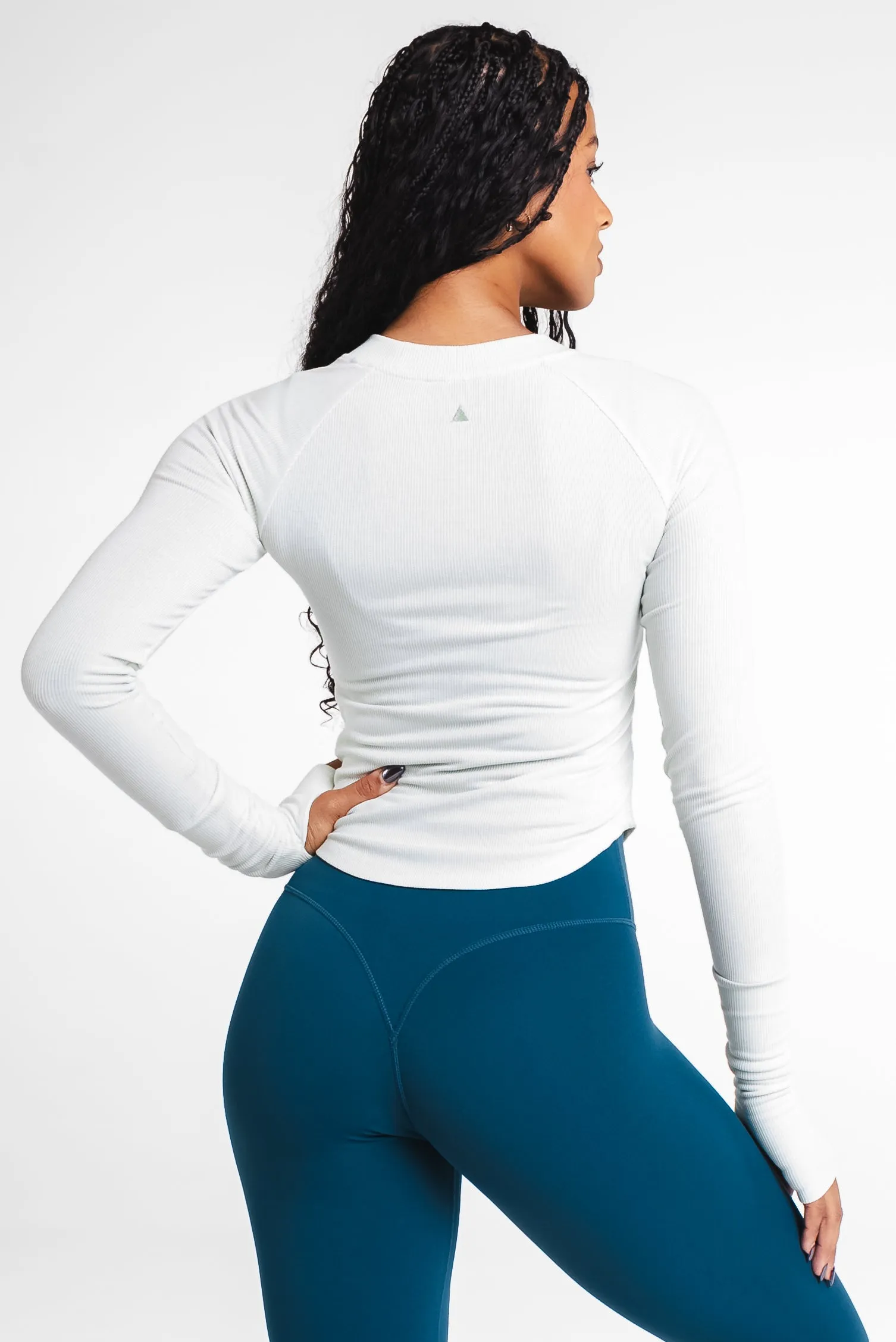 Vitality Easy Rib Top - Pistachio sold by Balance Athletica product image thumbnail 5