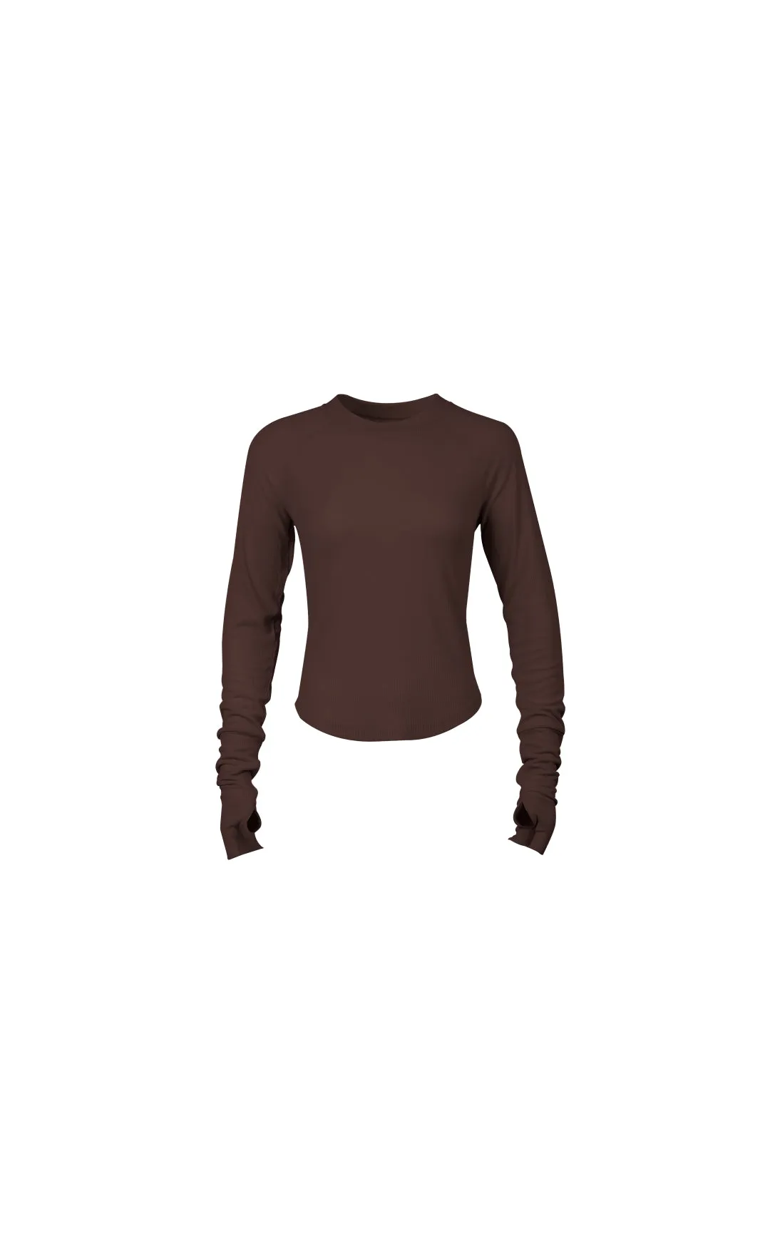 Vitality Easy Rib Top - Cocoa sold by Balance Athletica product image thumbnail 2