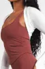 Vitality Easy Rib Shrug - Oat sold by Balance Athletica