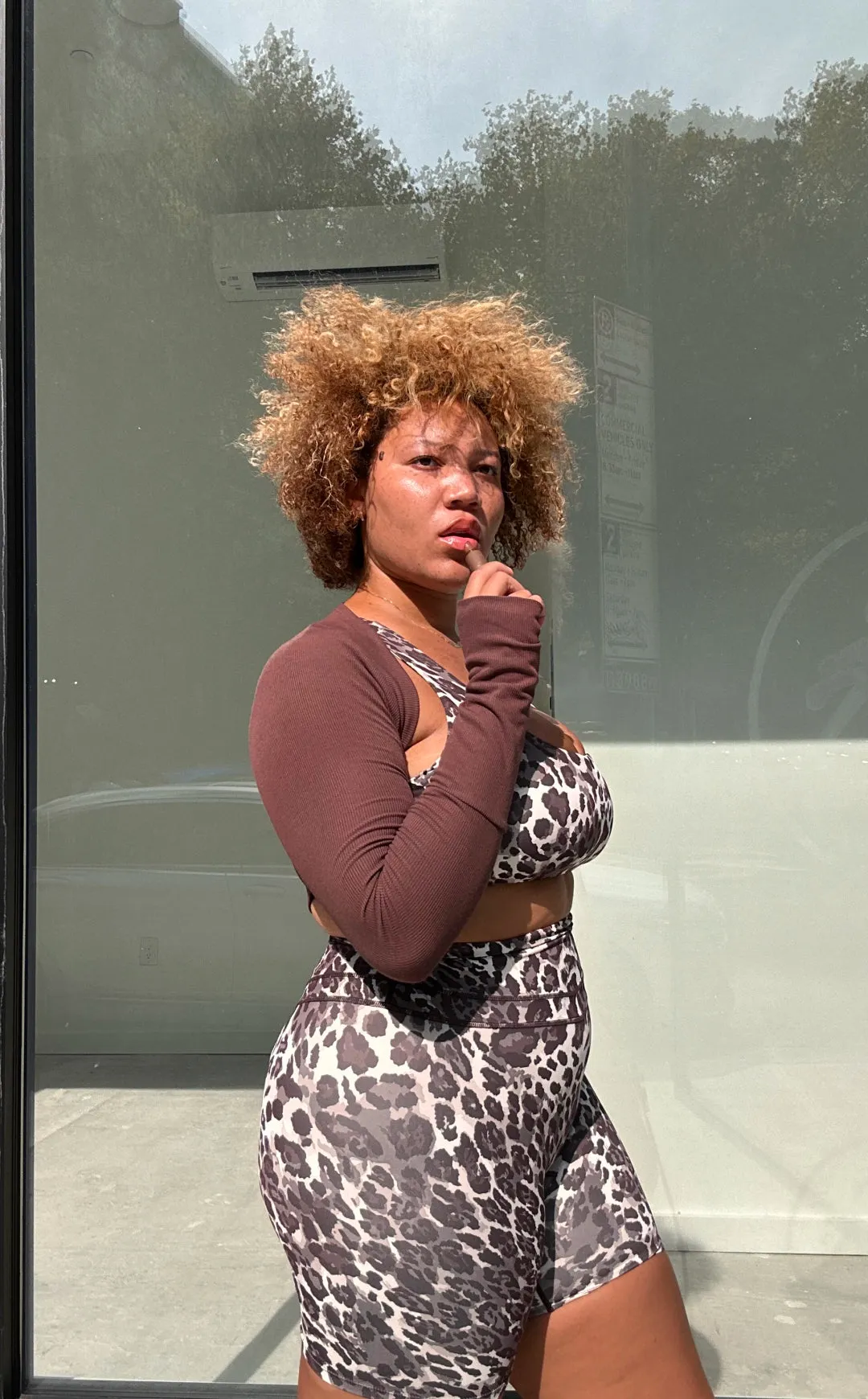 Vitality Easy Rib Shrug - Cocoa sold by Balance Athletica