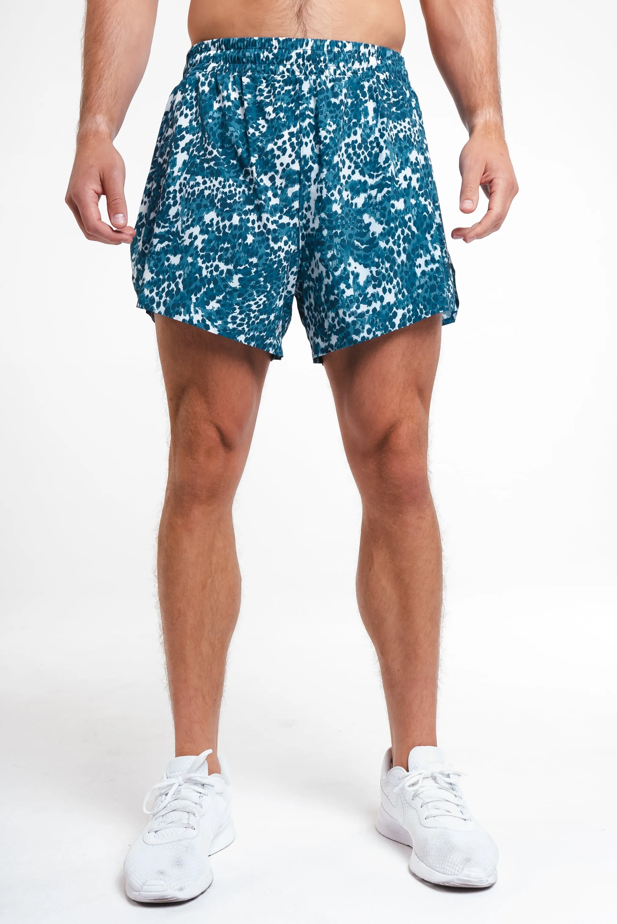 Vitality Prime® Sport Short 5" - Marine Feline sold by Balance Athletica product image thumbnail 3