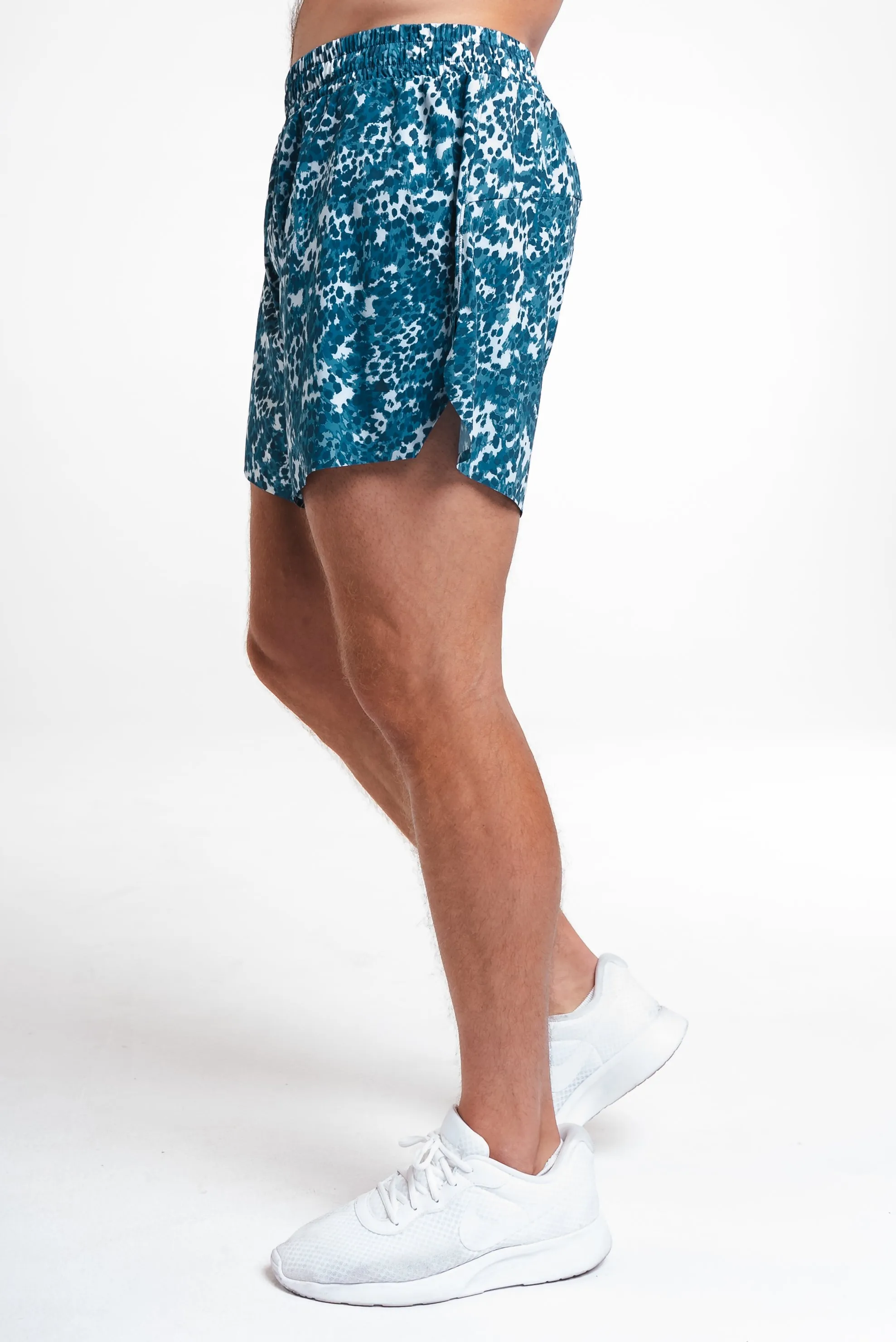 Vitality Prime® Sport Short 5" - Marine Feline sold by Balance Athletica product image thumbnail 4